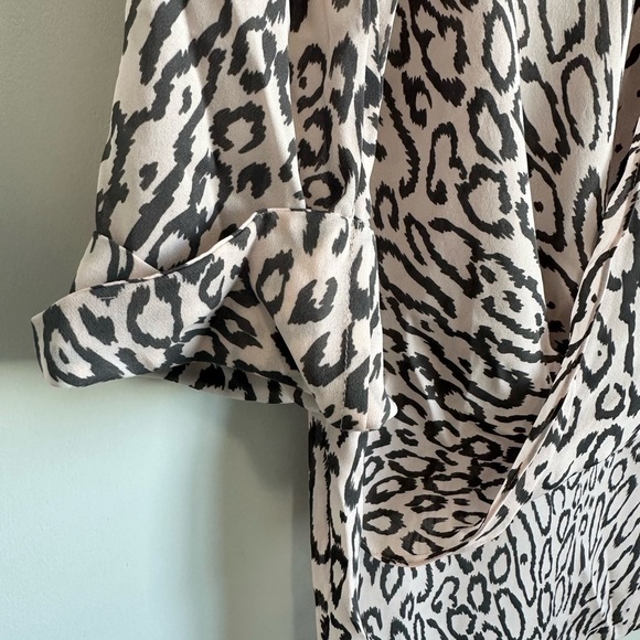 L’agence Front Wrap Silk Blouse in Nectar - Picture 5 of 6